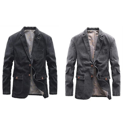 Denim Edge Slim Fit Blazer