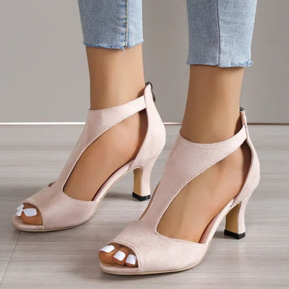Stiletto Fishmouth Sandals
