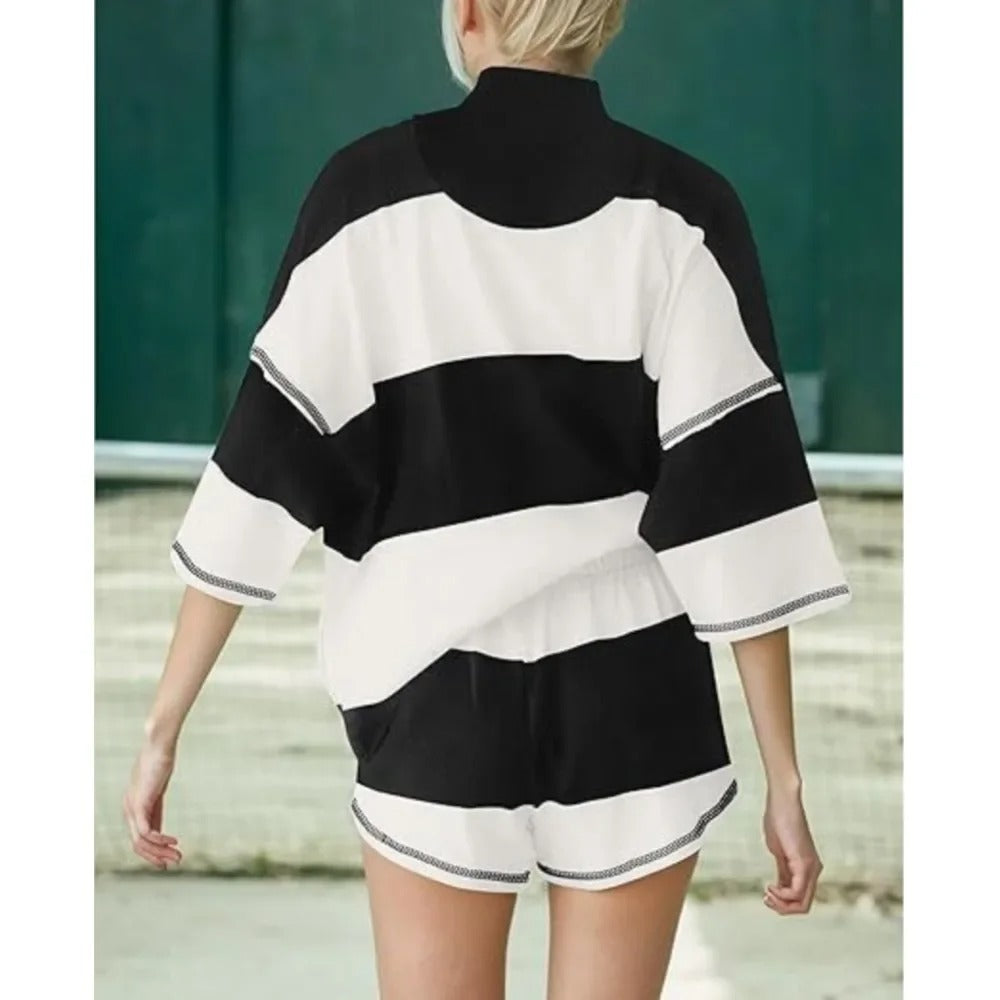Vibe Play Striped Breeze Coord Set