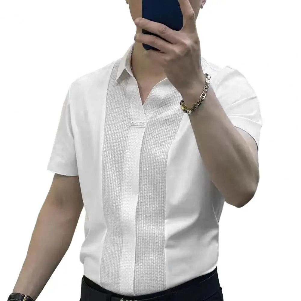 Modern Solid Color Business Shirt