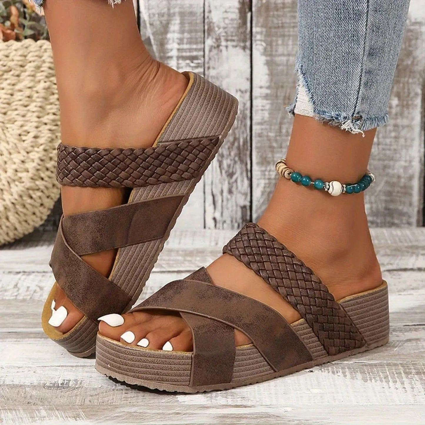 Luxe Stride Women's Hollow Sandals