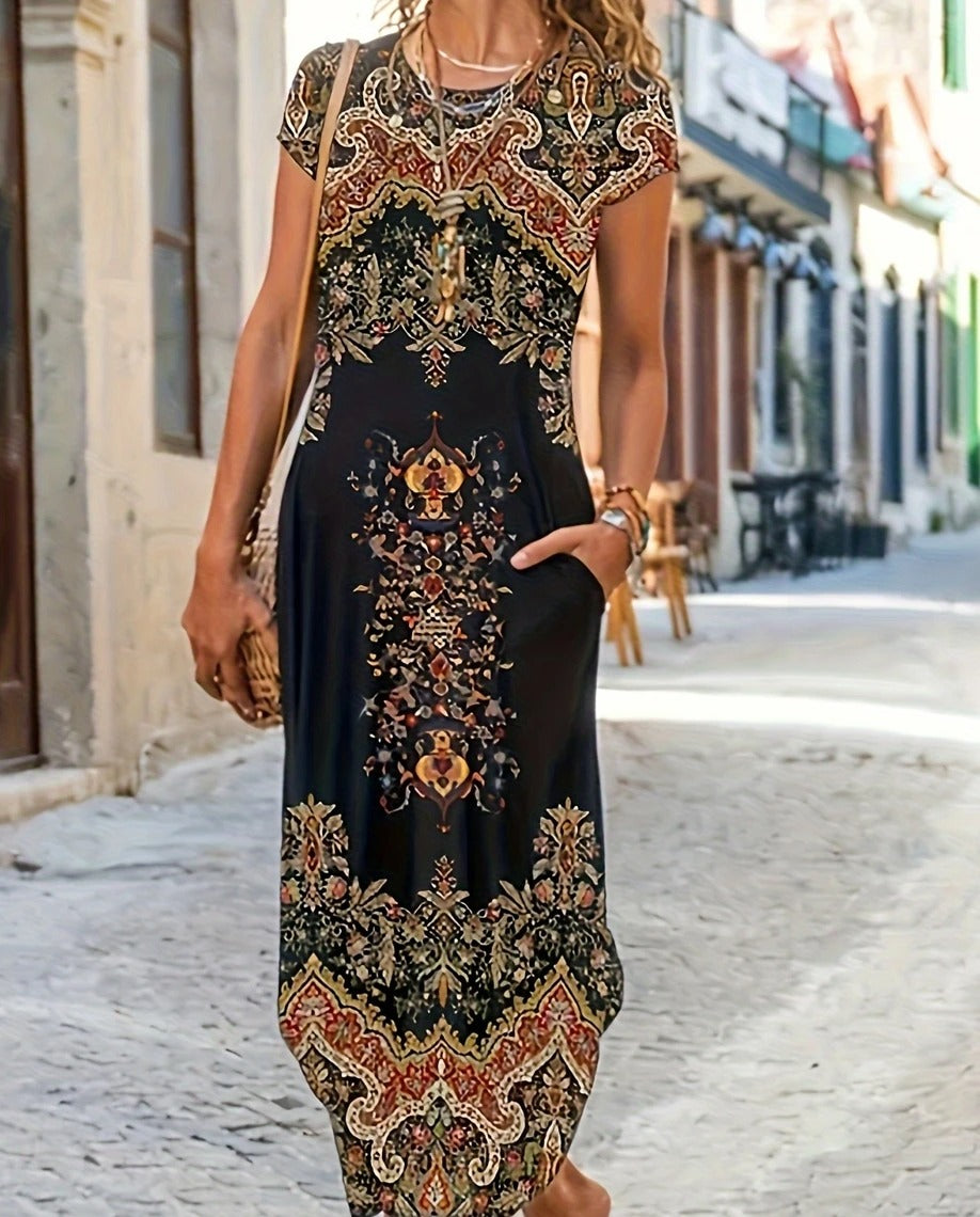 Elegant Ease Loose Fit Casual Dress
