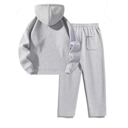 Women’s Casual Lapel Half-Zip Sweatshirt & Wide-Leg Pants Set Rich Allure