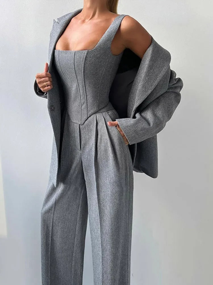 Elite Grace 3-Piece Blazer Set