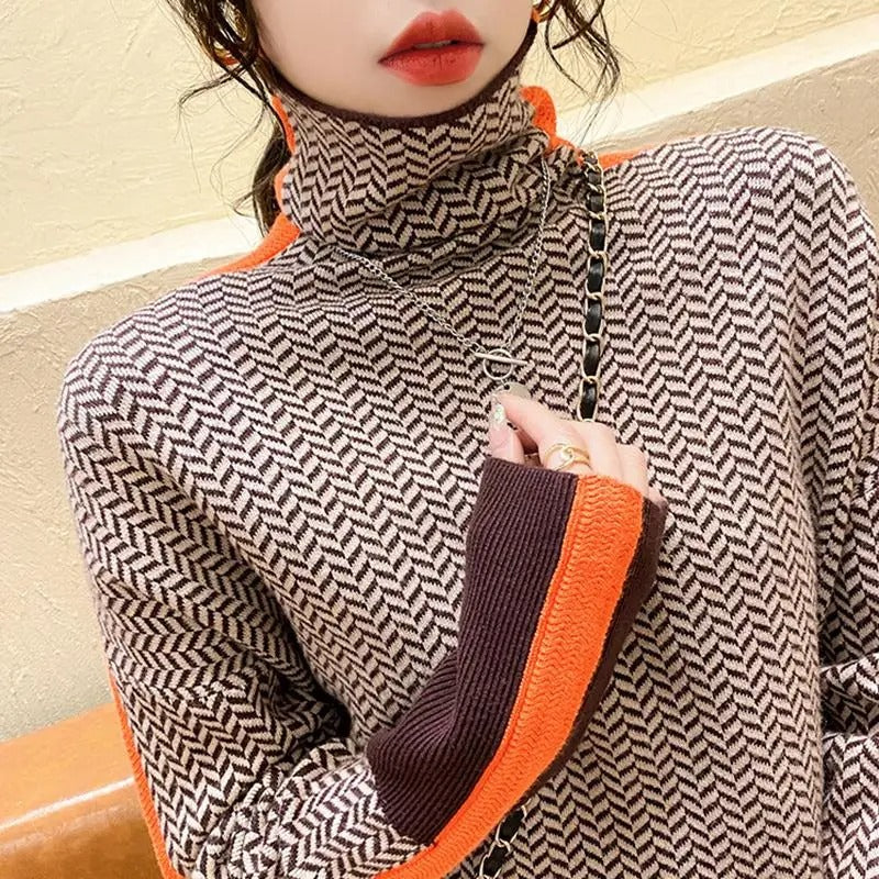 Elegant Slim Fit Turtleneck Sweater
