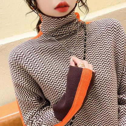 Elegant Slim Fit Turtleneck Sweater