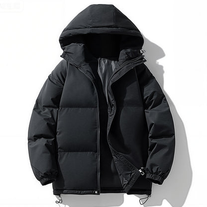 Women's Simple Casual Solid Warm Cotton Coat