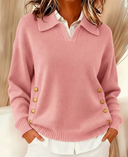 Collar Pullover Women's Long Sleeve