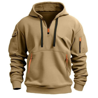 Urban Edge Zipper Pocket Hoodie