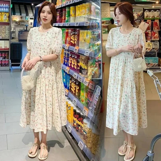 Blossom Ease Plus Midi Dress
