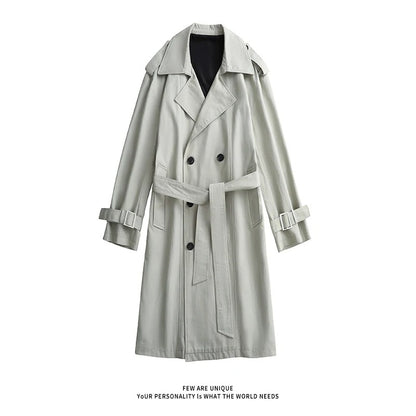 Brit Chic Men's Knee-Length Overcoat