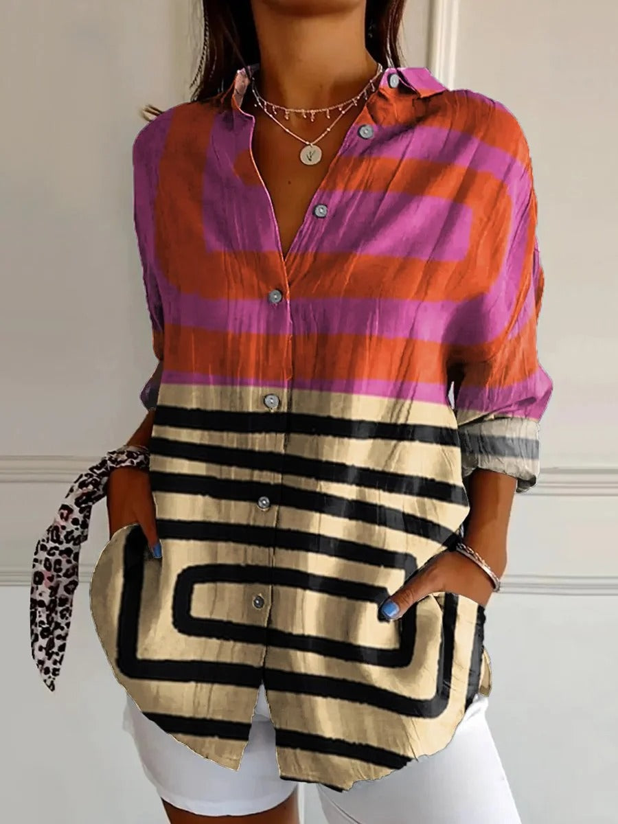 Women's Printed Art Shirt