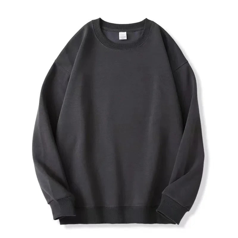Casual Loose Fit Round Neck Sweatshirt