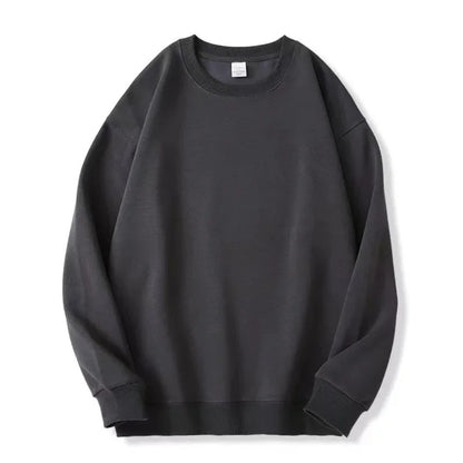 Casual Loose Fit Round Neck Sweatshirt