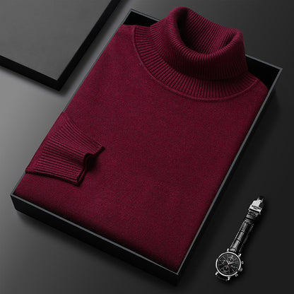 Mens Turtleneck Pullover Sweater