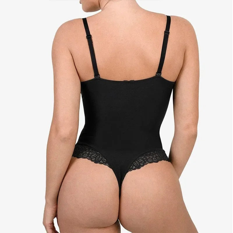 SculptLace V-Neck Bodysuit