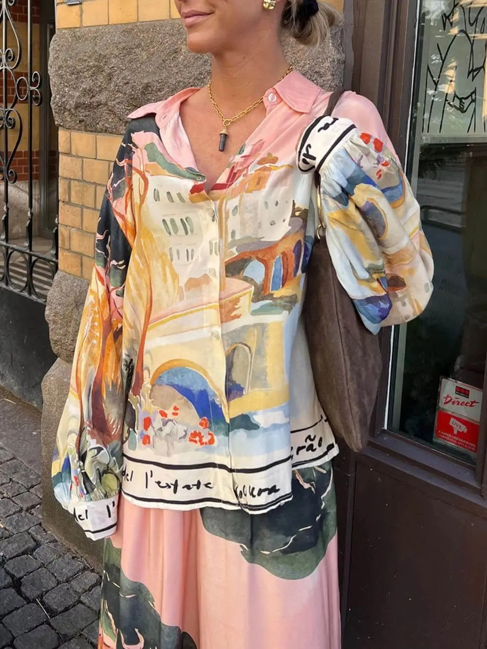 Printed Chic 2-Piece Suit