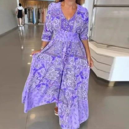 Boho Grace Tassel Maxi Dress