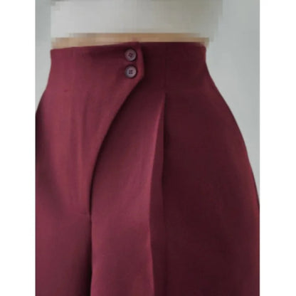 Chic Slim Wide-Leg Office Pants