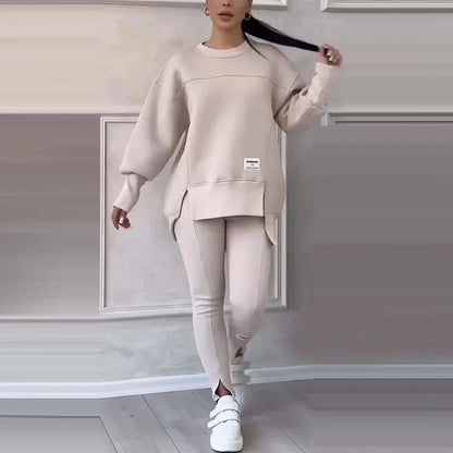 Casual Two Piece Hoodie Sweat Set
