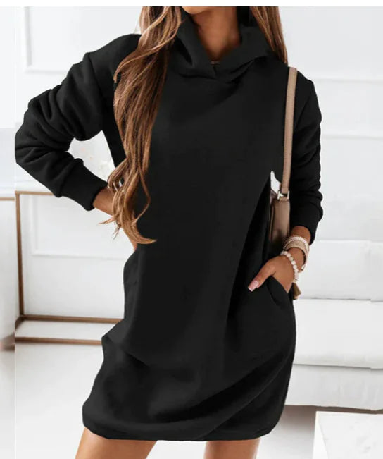 Tessia Hooded Pocket Dress