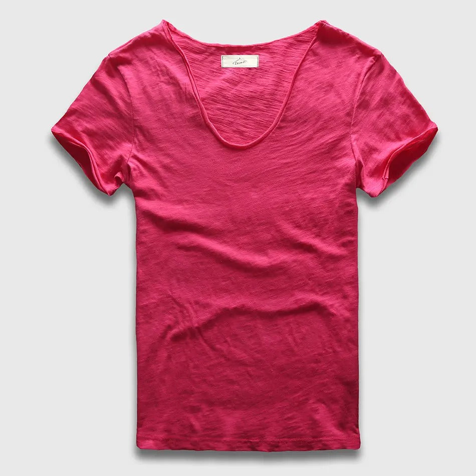 Swag V-Neck Hip Hop Tee for Men