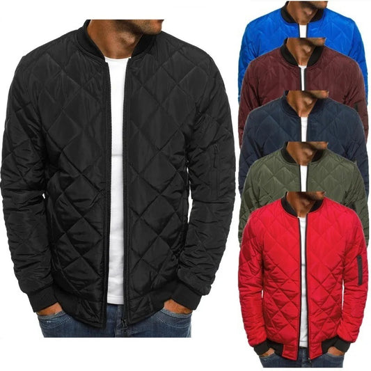 Men's Classic Zipper Winter Jacket