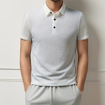 Men's Bone Flower Polo Shirt