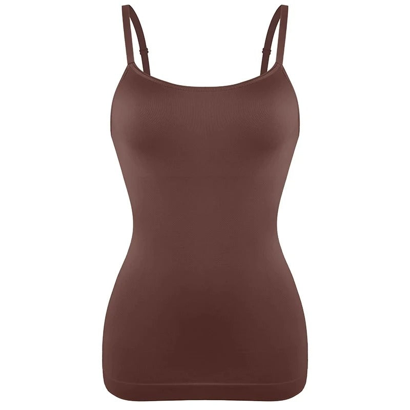 Sleek Crew Neck Slimming Shapewear Top