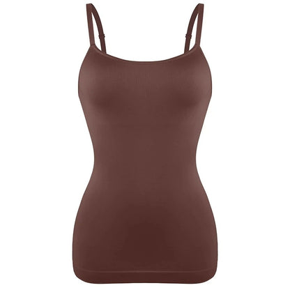Sleek Crew Neck Slimming Shapewear Top