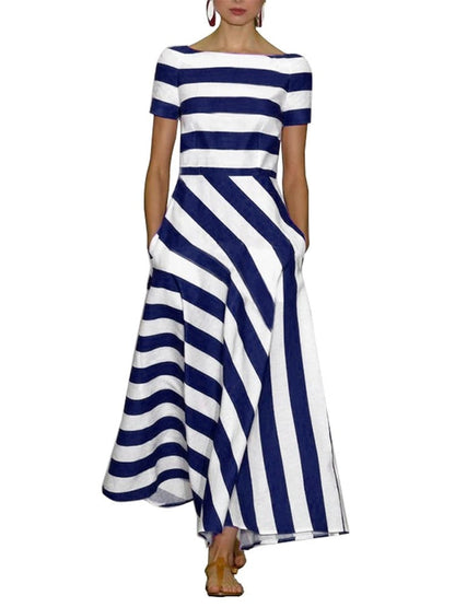 Off-Shoulder Boho Maxi Dress