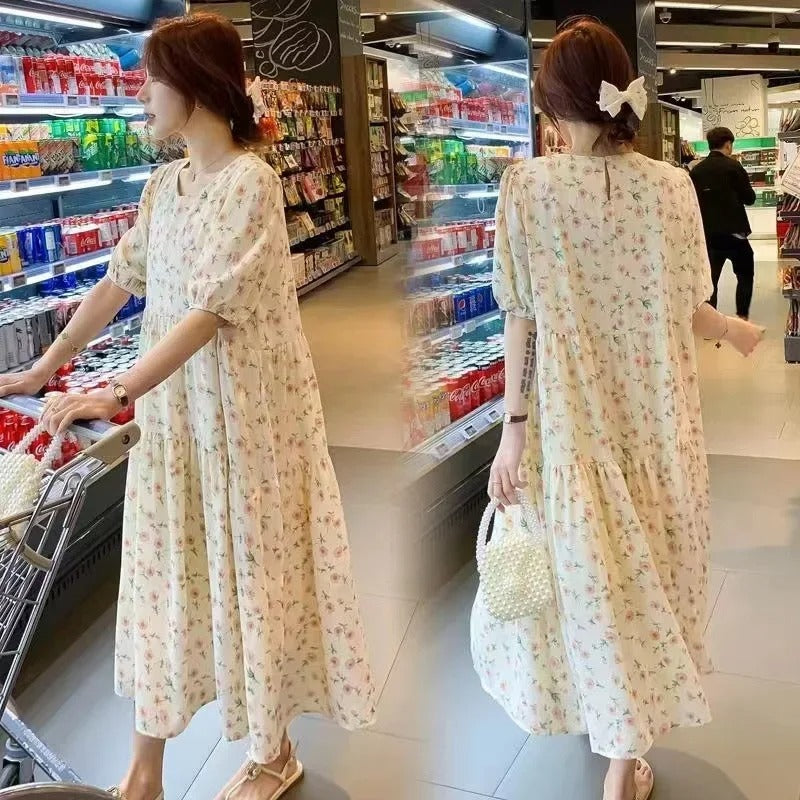 Blossom Ease Plus Midi Dress