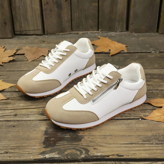 Comfort Lace Up Flat Women's Sneakers