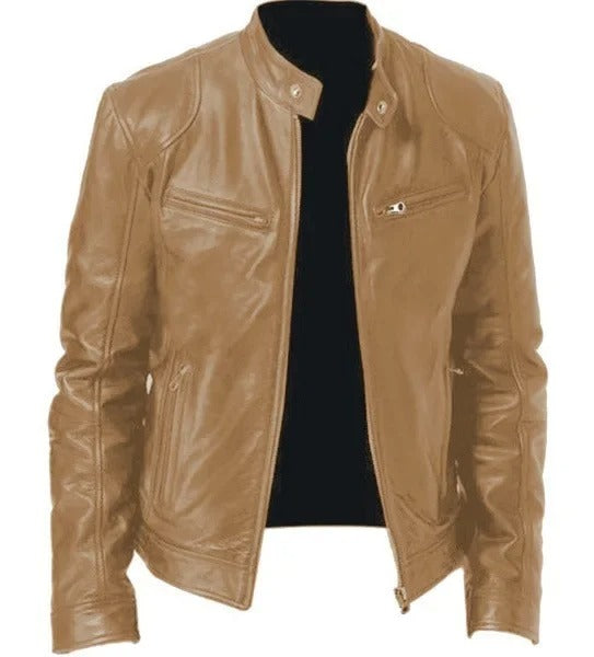 Men's Slim Leather Jacket