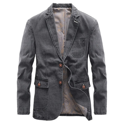 Denim Edge Slim Fit Blazer