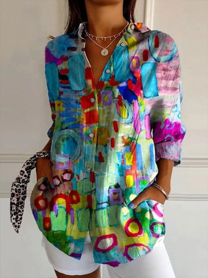 Women's Printed Art Shirt
