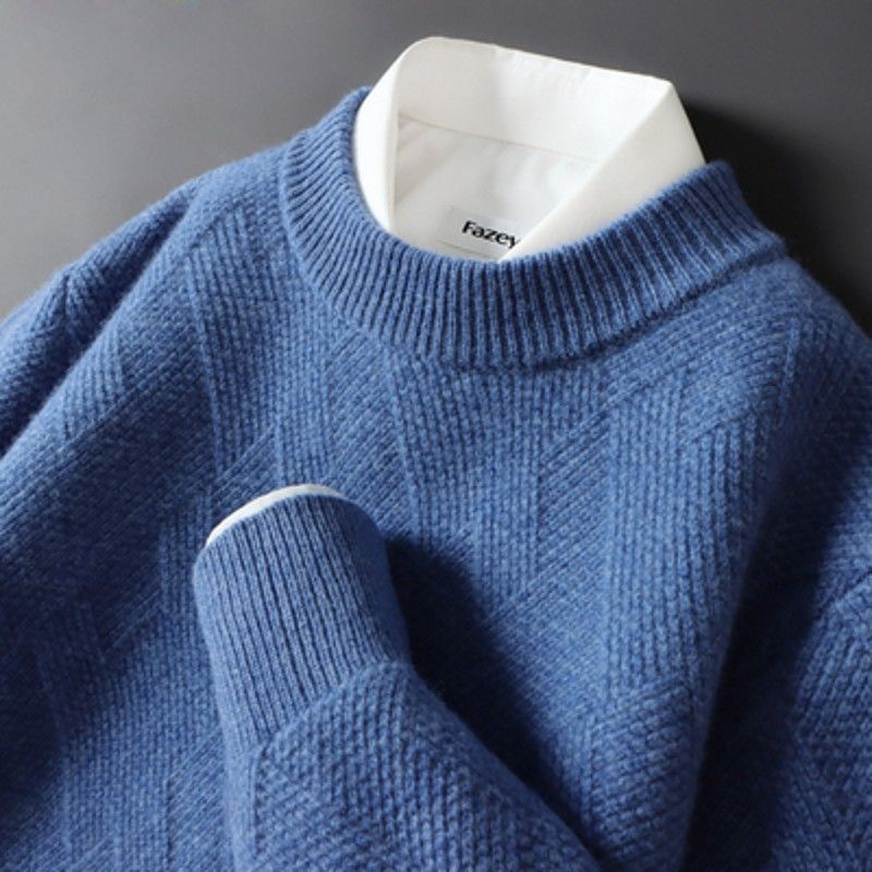 Men’s Fashion Loose Jacquard Shirt