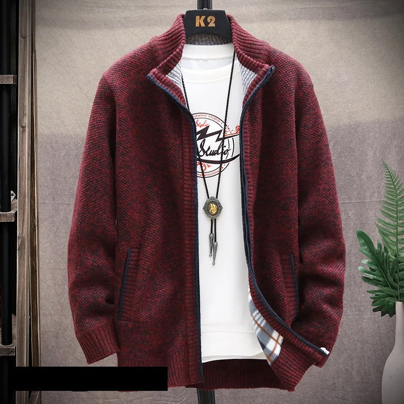 NordCore Fleece-Lined Hooded Cardigan