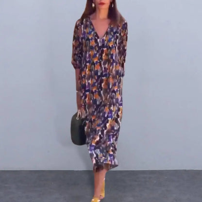 Vintage Grace Puff Sleeve Dress