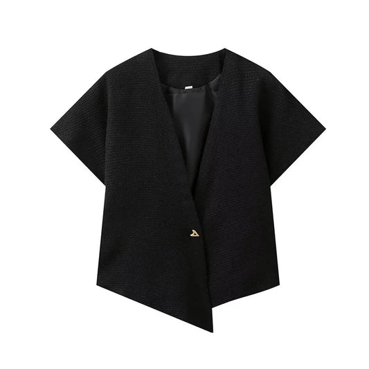 Asymmetric V-Neck Shirt