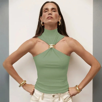 Metal Muse Knit Crop Top