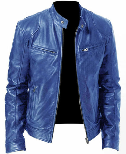 Men's Slim Leather Jacket