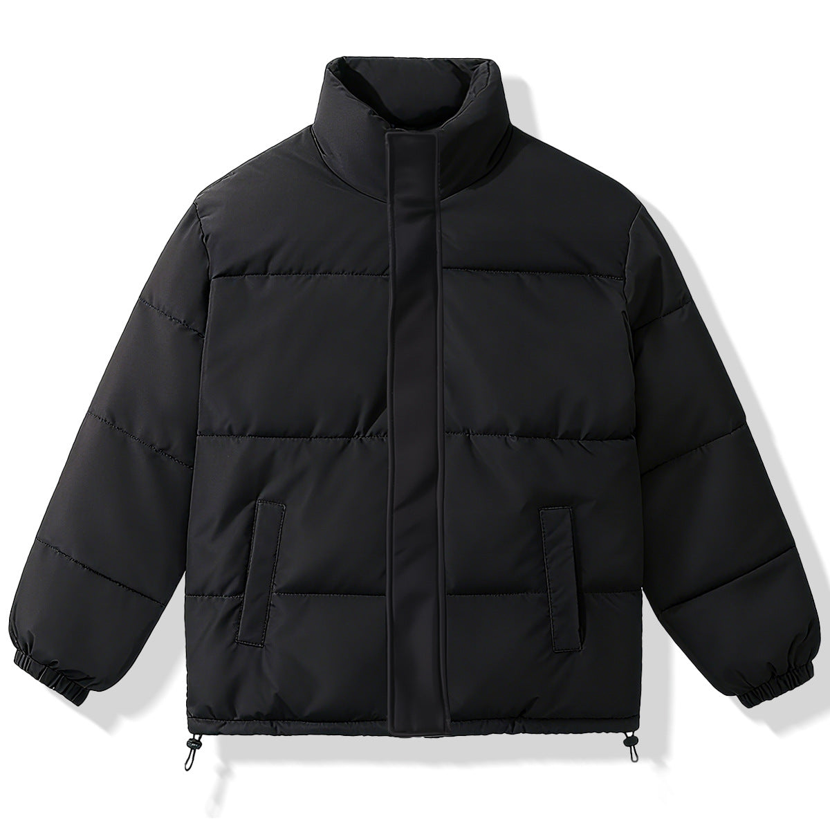 Women's Simple Casual Solid Warm Cotton Coat
