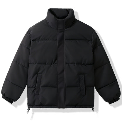 Women's Simple Casual Solid Warm Cotton Coat