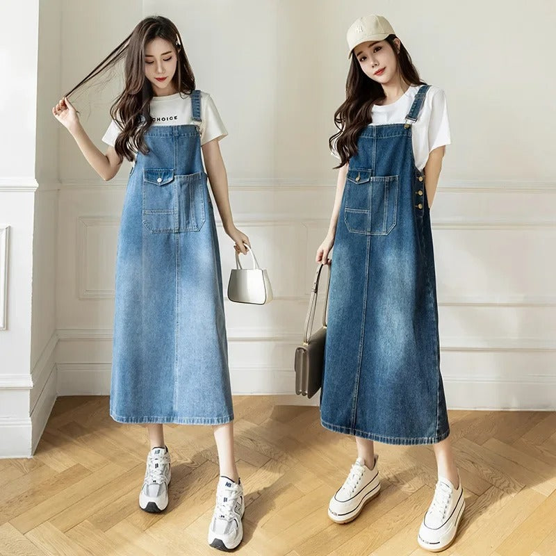Backless Slim Denim Dress for Women