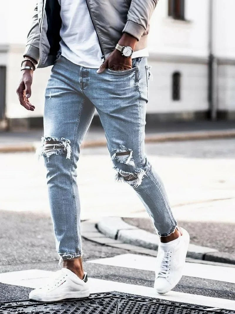 Y2K Punk Biker Jeans
