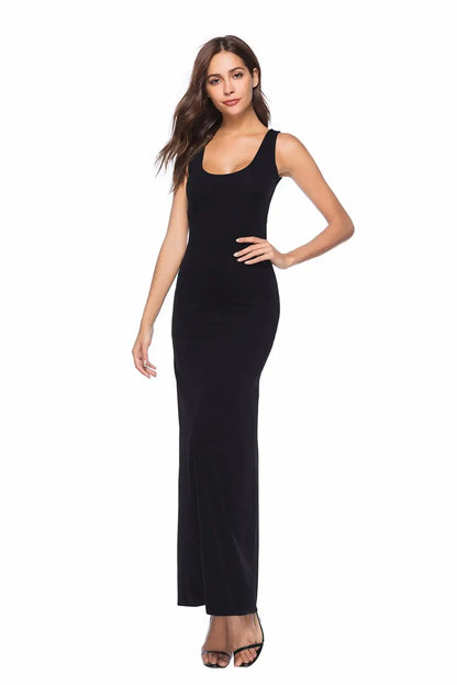 Sleek Essentials Maxi Dress