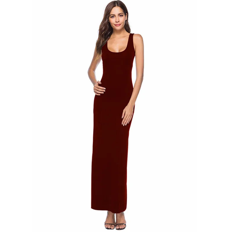 Sleek Essentials Maxi Dress