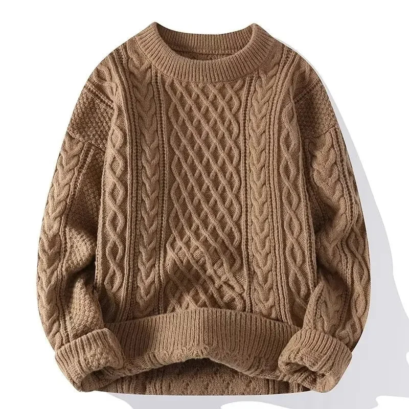 Cozy Knit Crewneck Sweater