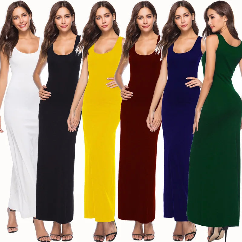 Sleek Essentials Maxi Dress